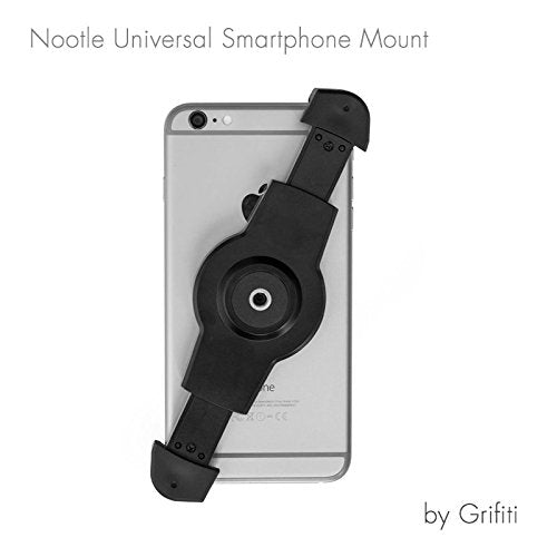 Grifiti Nootle Universal Phone Tripod Mount 1/4 20 Fits iPhones, iPhone Plus, Galaxy Smartphones