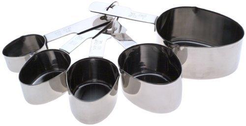 Norpro Stainless Steel 5 Piece Measuring Cup Set, One Size, Grape 1