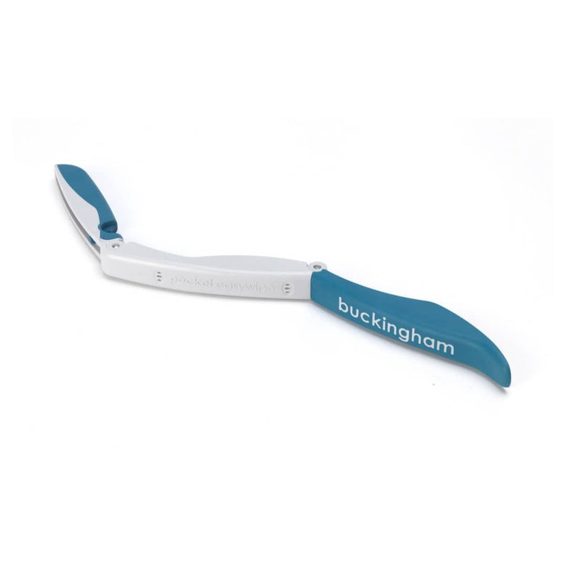 Buckingham Pocket Easywipe Bottom Wiper with Soft Touch Carry Pouch. Folding Personal Hygiene Aid to Assist with Wiping - Extends Reach for Improved Personal Hygiene. Grips and Releases Toilet Tissue.