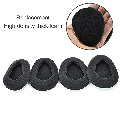 4 x Ear Pads - defean Replacement Automobile Headphone Foam Compatible with Infrared Wireless Headphones in GM Ford Toyota Nissan Automobile Entertainment DVD Player Systems 80x65mm