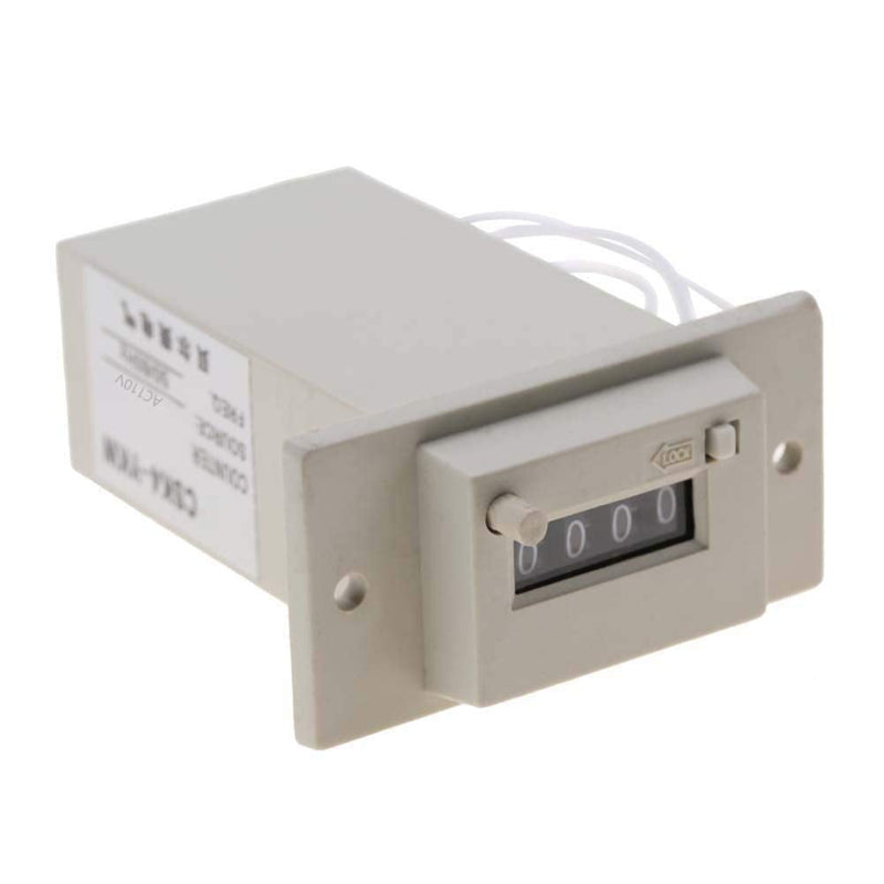 CSK4-YKW 4 Digit Electromagnetic Counter pulse count AC110V / AC220V / DC24V(AC 110V) AC 110V