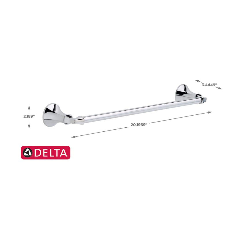 Delta Faucet 76418 Ashlyn Towel Bar, 18 inch, Chrome