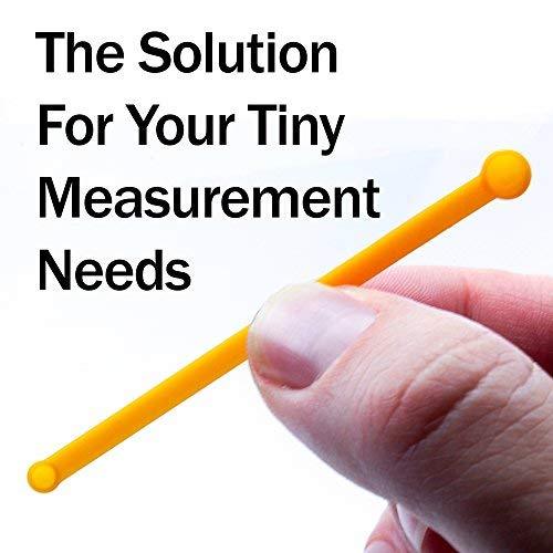 Superdosing 2-in-1 Static-Free Micro Scoop With 10-15 mg + 25-30 mg Measuring Spoons 25 Pack. Sturdy For Easy, Mess-Free Nootropic Supplement Powder Measurement. Multipack = A Tiny Spoon for Each Jar!