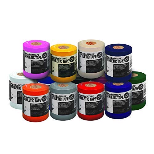 Mueller Sports Medicine Athletic Tape, 1.5" X 10yd Roll, Green, 2 pack