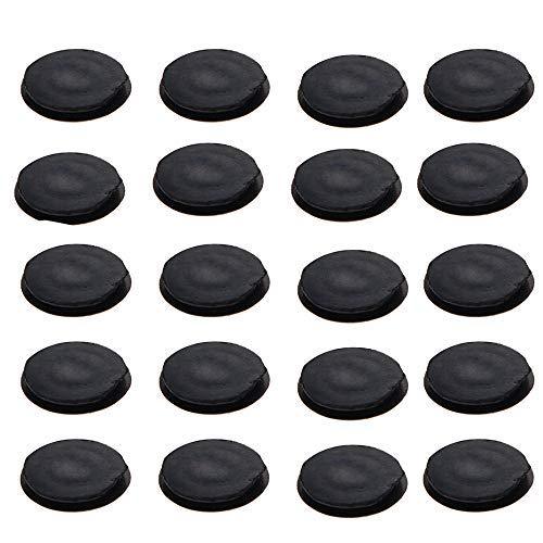 Fielect 30Pcs 18mm Mounting Dia Wire Protector Oil Resistant Armature Rubber Grommets Wire Rubber Grommets Wire Grommet Black Hole Dia:18mm