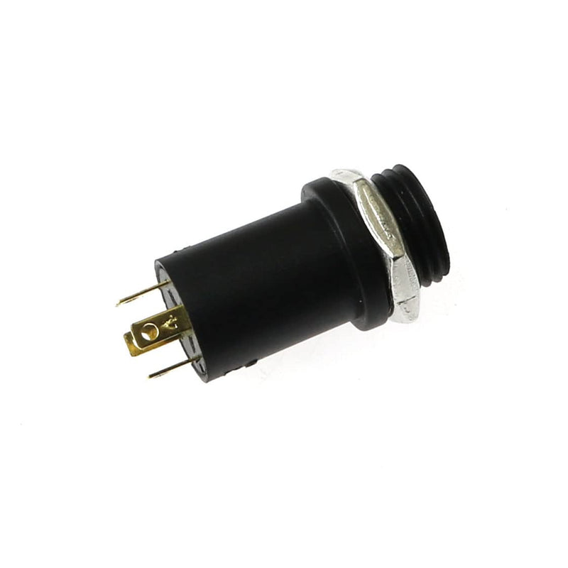 RLECS 10pcs 3.5mm Mini Stereo Female Jack Socket Plug with Nut, 3.5MM Mini Stereo Panel Mount Jack Solder Connector 4-Pole Gold-Plated, 3.5 mm Headphone Audio Jack