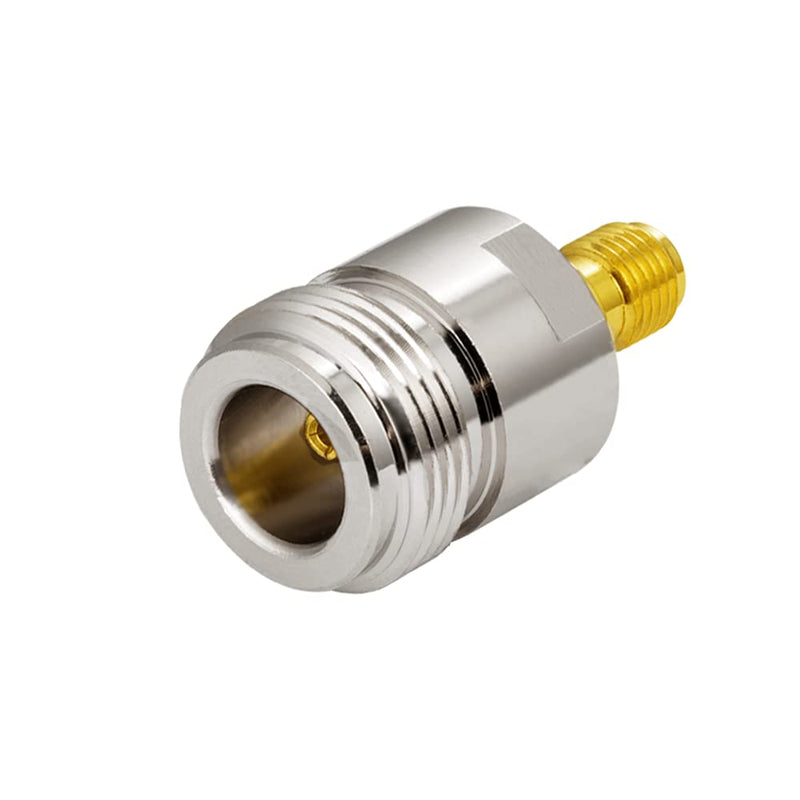 POBADY 2PCS SMA Adapter N-Type Adapter SMA Female to N-Type Female Adapter for Wi-Fi Antenna Cable WLAN Wireless WiFi Router SMA F to N F