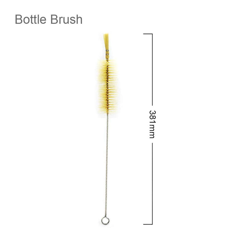 ULAB Scientific Lab Cleaning Brush Set, 7 Sizes for Different use, one Beaker Brush, one Buret Brush, one Cylinder Brush, Four Tube Brushes, UCB1001