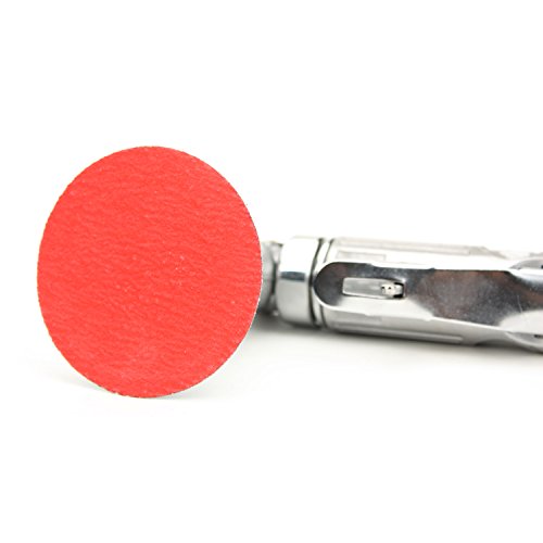 BHA Premium Ceramic Quick Change Sanding Discs Type R Male - Roll On 3", 36 Grit - 25 Pack