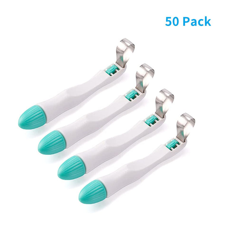 Dental Matrix Band, 50pcs Momar Restoration Matrix-Profecto Sectional Matrix Ring System Adjust (6MM-Curved) 6MM-Curved