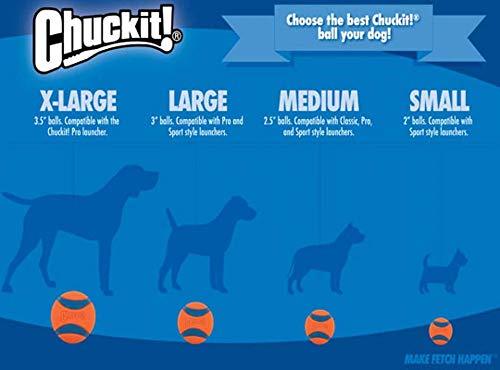 Chuckit! Ultra Ball, Dog Toy, Various Sizes Medium Pack of 2