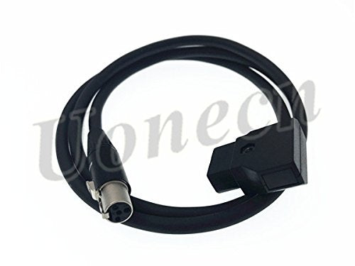 D-Tap to Mini XLR 4 pin Female Power Cable for TV Logic Monitor VFM-056W/058W