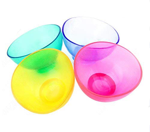 4PCS of Colourful Lab Flexible Alginate Rubber Mixing Bowl