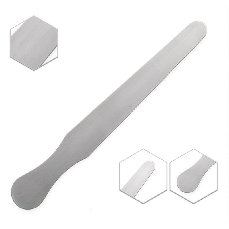 3pcs Stainless Steel Tongue Depressors for Crafts, Beauty Salon, Dental Examination (14cm+16cm+18cm)