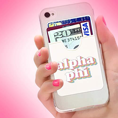 Alpha Phi - Retro Koala Pouch - Adhesive Cell Phone Wallet