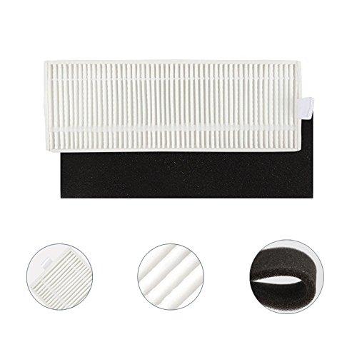 BBT BAMBOOST Replacement Parts Fit for Eufy Robovac 11+ & 11 Plus Vacuum Cleaner Accessories - Filters and Side Brushes (Pack of 12)