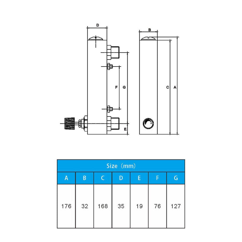 Measuring range 0.6-6 M3/H gas flow meter, LZM-15T, knob panel type, flow meter, multiple measuring range measurement are available. Measuring Range:0.6-6 M3/H