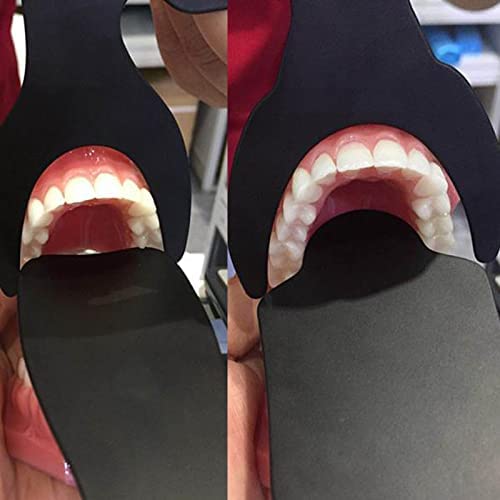 MIBICIRI 6 Pcs Dental Intraoral Photography Black Background Plate Dental Photo Contrast Image Contraster Kit Dental Tool