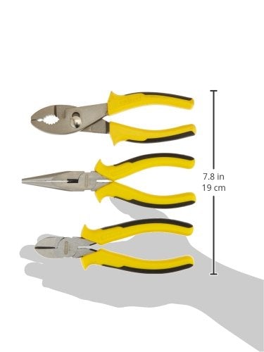 Stanley 84-056 3-Piece Bi-Material Pliers Set