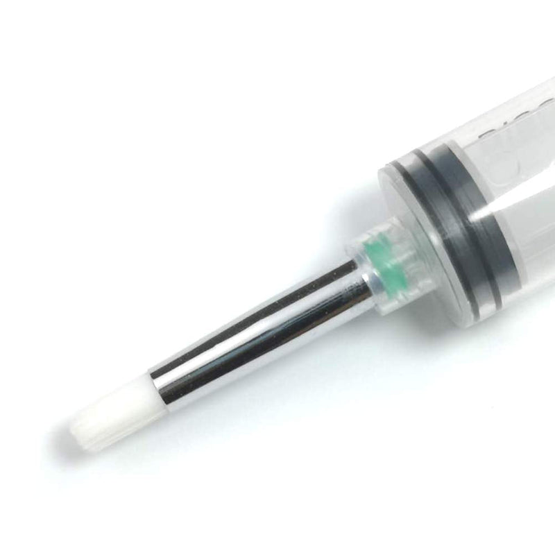 SANANTS 18Ga 5mm OD Brush Tip Dispensing Needle with Luer Lock (Pack of 1)