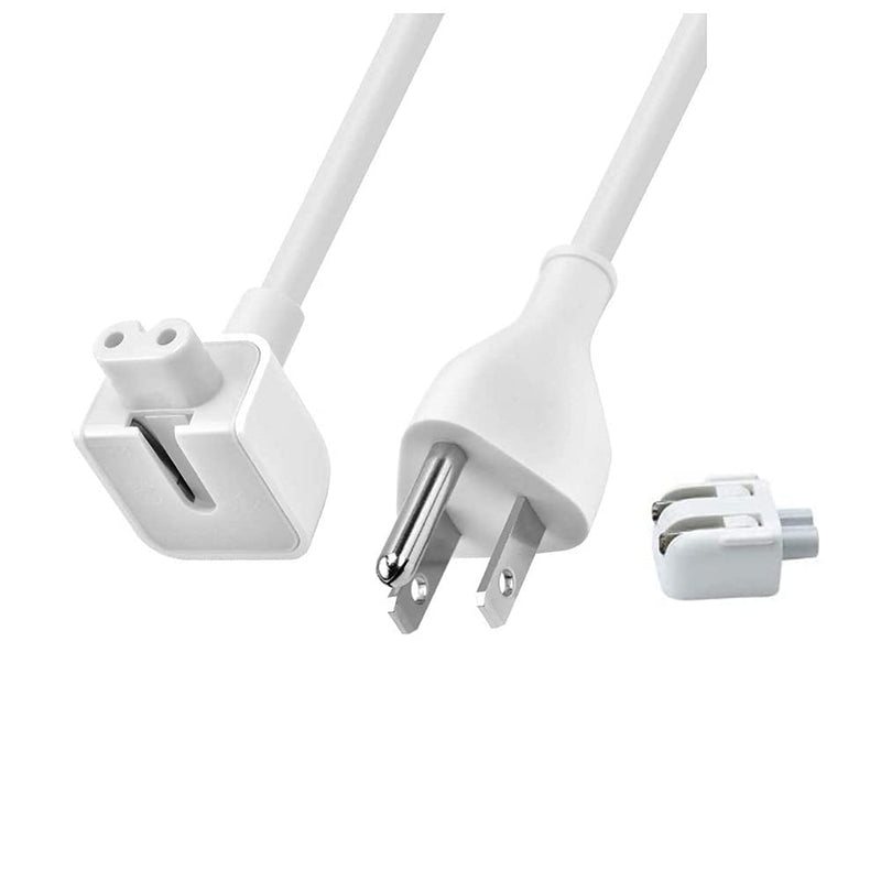 WESAPPINC Replacement US Plug Power Extension Cord Cable Compatible for Apple Mac iBook MacBook Pro 45W, 60W, 85W MagSafe or MagSafe 2 Models Power Supply (Extension Cord Cable New)