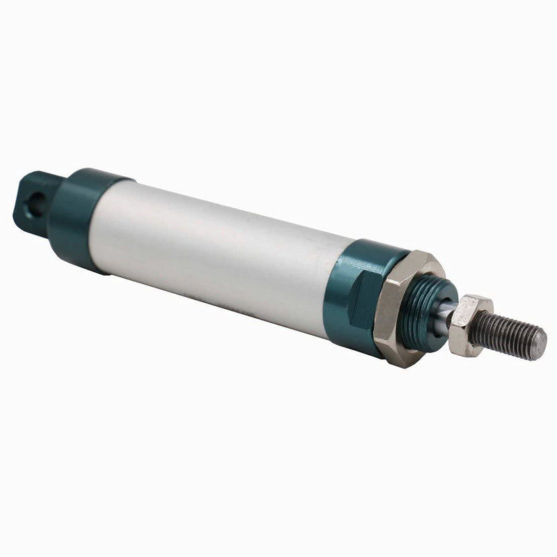 Baomain Mini Air Cylinder MAL 16 X 25 Single Male Thread Rod Dual Action 16 Bore 25 Stroke