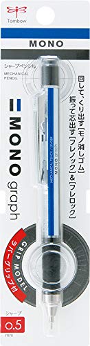 Tombow Mechacical Pencil 0.5mm Graph Grip, Mono Color (DPA-141A)