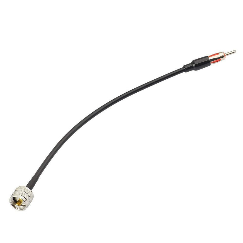 Eightwood PL259 UHF Male to Motorola AM/FM Male Plug Extension Lead 12 inches Coax RG58 for Radio Antenna Receiver