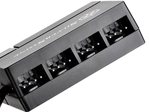 SilverStone PWM Fan Hub System Cables, Black (CPF04)