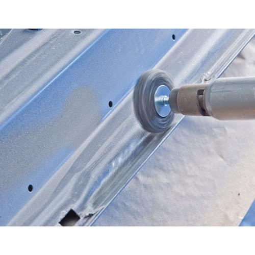 PFERD round brush untangled RBU | Ø 50x15mm shaft ø 6mm steel wire ø 0.20 | 43198001 – for straight grinders, drills, flexible shafts round brush with shaft 6mm Ø 50 untangled; Filling material steel 0.20 mm