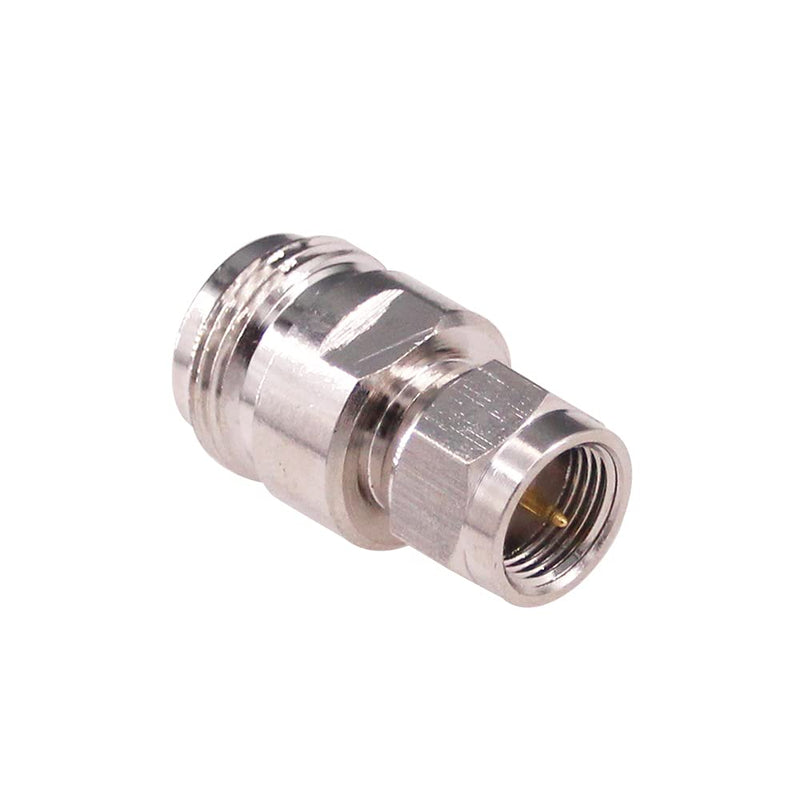 RFaha 2pcs N to F Coax Adapter F Male to N Female RF Coaxial Connector for Antenna Radio(F111-2)