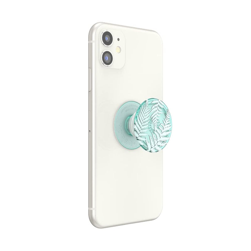 PopSockets: Plant-Based Phone Grip with Expanding Kickstand, Eco-Friendly Pop Socket for Phone - Translucent Fern
