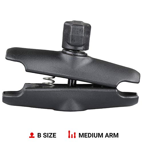 RAM Mounts RAM-B-201U Double Socket Arm (Medium) Compatible with RAM B Size 1" Ball Components Medium Arm