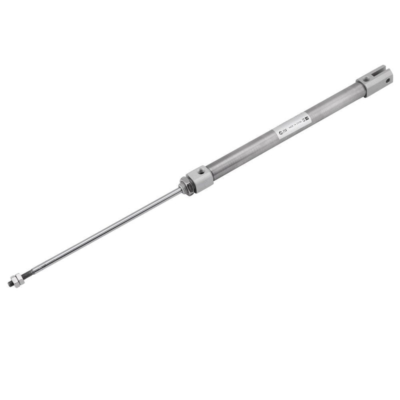 Air Cylinder, CDJ2D10-100-B Mini Double-Acting Stainless Steel Pneumatic Air Cylinder 10mm Diameter 100mm Stroke