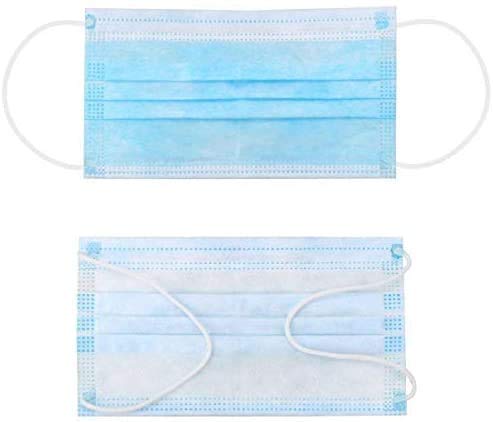 Face Mask - Breathable, Premium Designed Mask with Longer Earloops Disposable Mask for Indoor and Outdoor Use 100 Count (Pack of 1) Blue