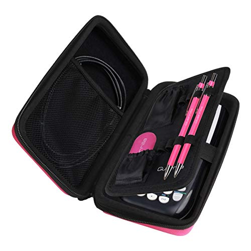 Guerrilla Calculator Zipper Case for Graphing Calculators, Pink, G1-CALCCASEPNK