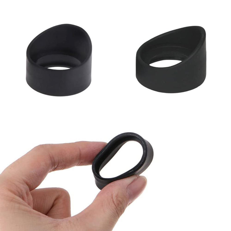 Vogueing Tool 2pcs Rubber Eyepiece Cover Eyepiece Protector Cylinder Eyepiece Protector Cup for Binocular Microscope (Bevel Angle 33mm) Oblique Angle 33mm