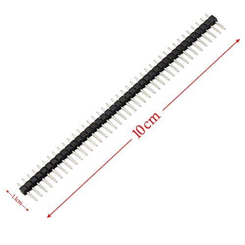 OCR 20PCS 2.54mm Breakaway PCB Board 40Pin Male and Female Header Connector for Arduino Shield Male and Female Header --20PCS