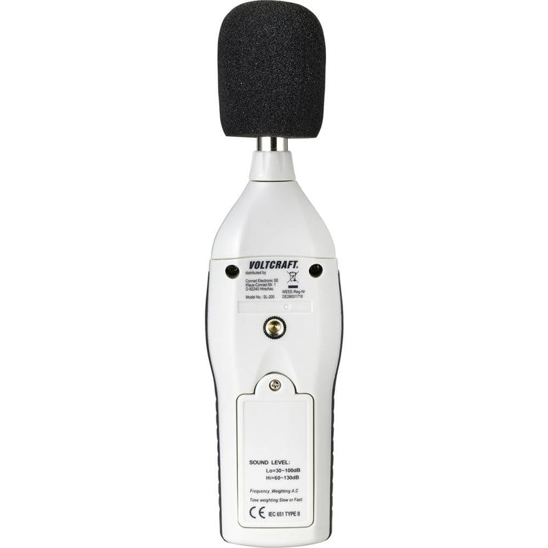 VOLTCRAFT sound level meter SL-200 30-130 dB 31.5 Hz - 8 kHz
