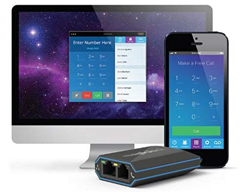 magicJackHome VoIP Phone Adapter | Portable Home & Digital Phone Service | Unlimited Local & Long Distance Calls to US and Canada | Includes 12 months of Service | Most Recent Model - Latest Version