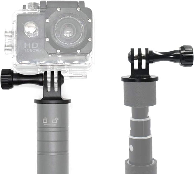 VIZEMO Aluminum Camera 1/4-20 Tripod Adapter with Thumbscrew, Threaded Mount Adapter Tripod Mount for Gopro Hero 11,10, 9, 8,7, 1/4 Tripod Adapter for Gopro and DJI OSMO Insta 360 Action Camera