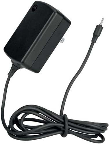 Motorola 89452N/SPN5633A Xoom Travel Charger with Original OEM 89452N SPN5633A - Non-Retail Packaging - Black