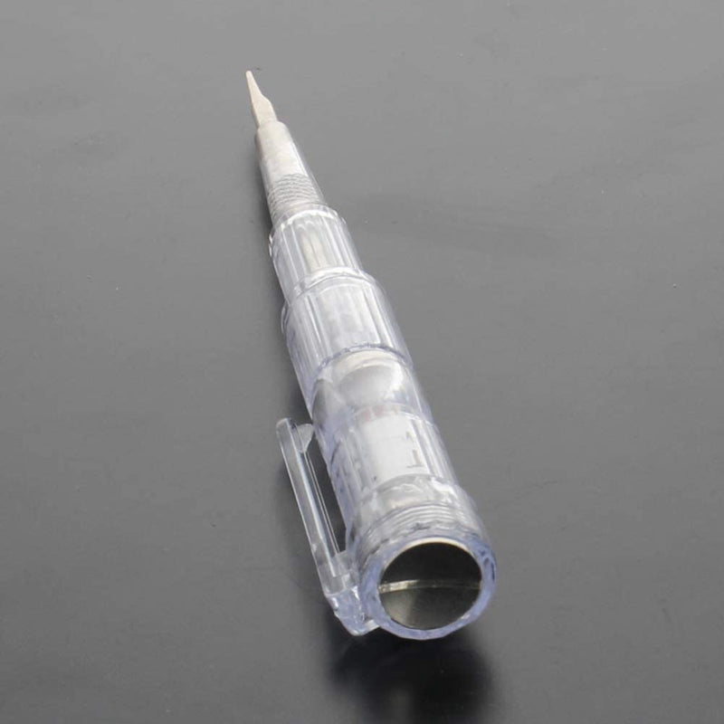 Fielect Voltage Tester Screwdriver, Voltage Tester Pen 70-250V Voltage Detector Pen Neon Light Circuit Tester Pen Voltage Test Pen Screwdriverm 1Pcs Silver transparent red 1Pcs
