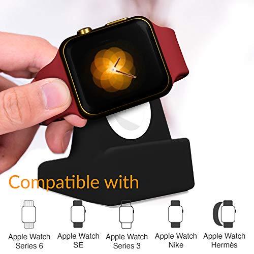 Orzly Charging & Display Stand Designed for ALL series of Apple Watch SE & ALL screen sizes