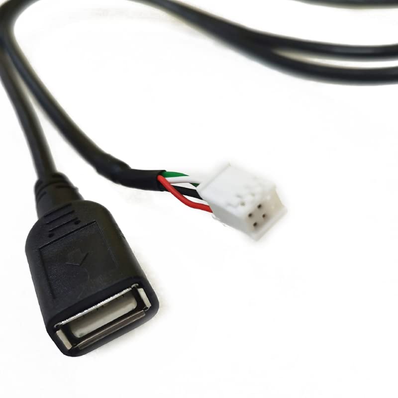 Strpump Android Car Radio Stereo 4PIN USB 6PIN USB (2 USBs Total) Harness Adapter Connector Plug Set for Aftermarket Android Radio GPS Head Unit with 16pin Power Socket 2USB Ports