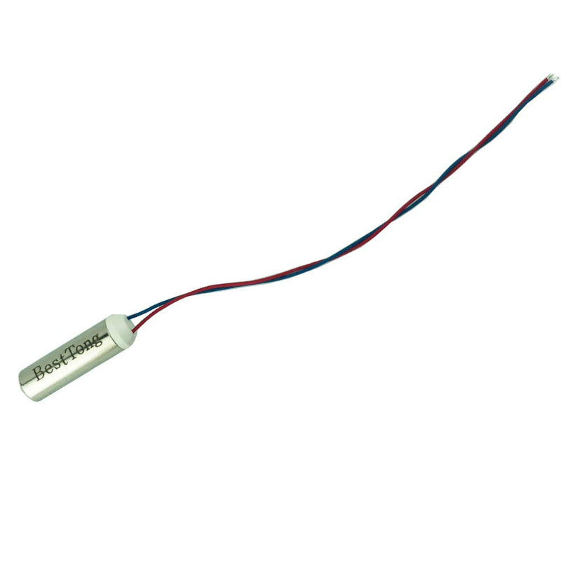BestTong 10PCS 7mmx25mm Micro Waterproof Miniature Vibration Vibrating Motor Coreless Motor Mini DC Replacement Motors
