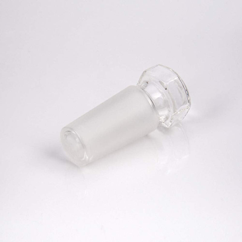 StonyLab Glass Hex Head Hollow Glass Stopper, Hexagonal Head Glass Hollow Stopper for 24/40 Outer Joint Glass with Closed Bottom (1 Pack) 24/40 Joint