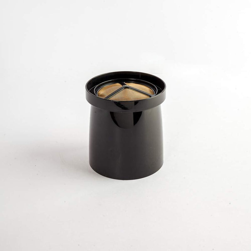 Finum Coffee Sprinter Pour Over Brewing Filter with Micro-Fine Stainless Steel Mesh, For a Single Cup, Black