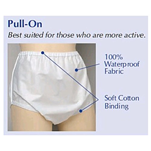 Salk Sani-Pant Pull-On Cover-Up Washable Brief, Small, 3-Pack Small (Pack of 3)