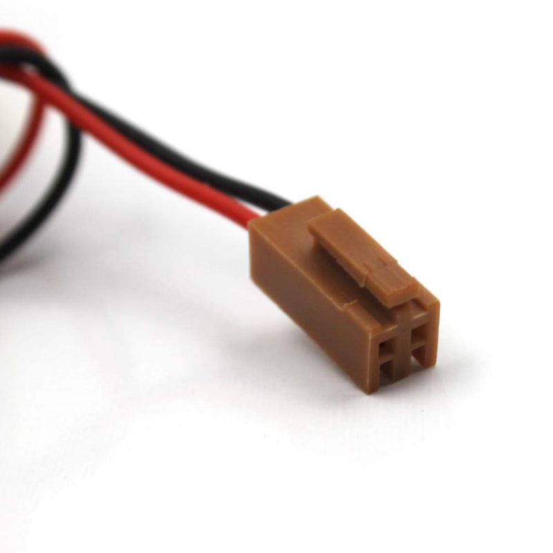(3-Pack) BR-2/3AGCT4A 6V 4400mAh Replacement Battery for Panasonic FANUC A98L-0031-0025, CUSTOM-107, SHS749, ALIT0138, LIT0138 (Brown Connector) Brown Connector